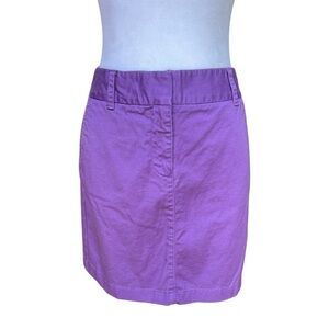 Vineyard Vines Purple Mini Skirt With Pockets Size 8